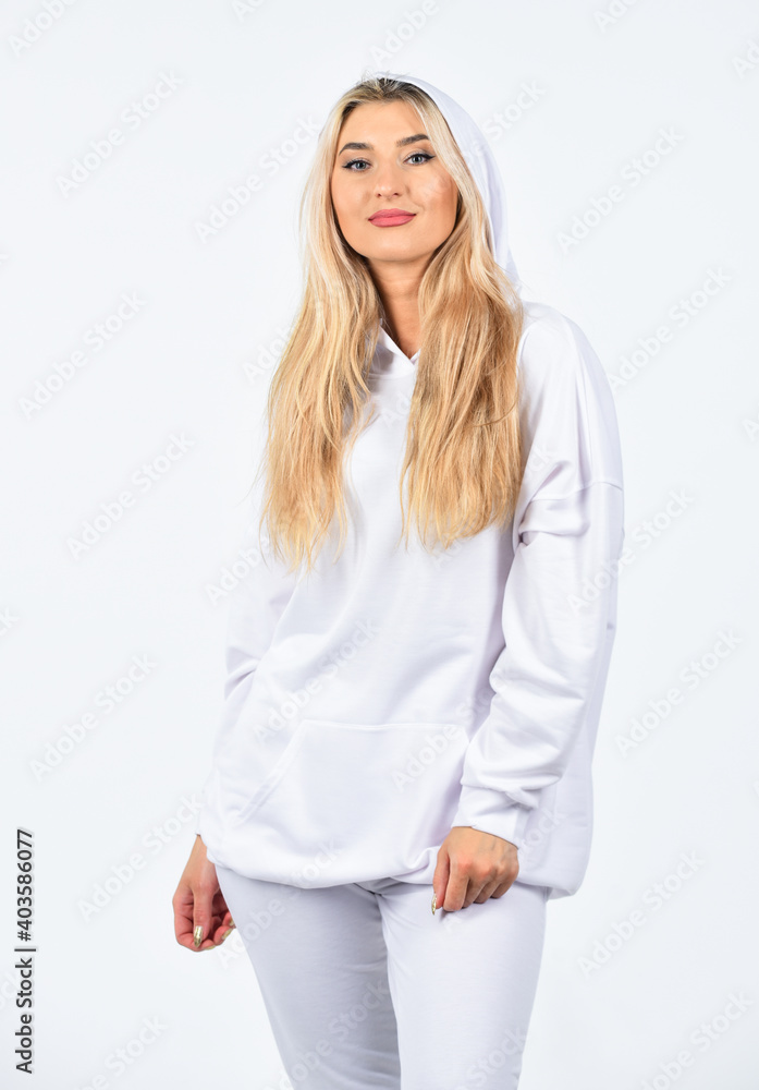 casual day. Beautiful fitness woman with perfect fit body. girl in training clothes. attractive woman in fashionable sportswear. girl in sweatpants and sweatshirt. outdoor sports and urban style casual day. Beautiful fitness woman with perfect fit body. girl in training clothes. attractive woman in fashionable sportswear. girl in sweatpants and sweatshirt. outdoor sports and urban style