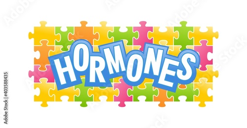 human hormones collected from puzzles