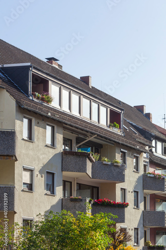 Moderne Wohngebäude, Findorff, Bremen, Deutschland, Europa © detailfoto
