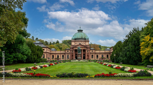 Kaiser Wilhelms Bad in the spa gardens of Bad Homburg, Hesse