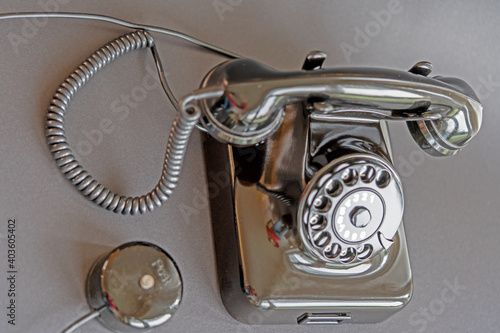 Ein altes deutsche telefon der Post.