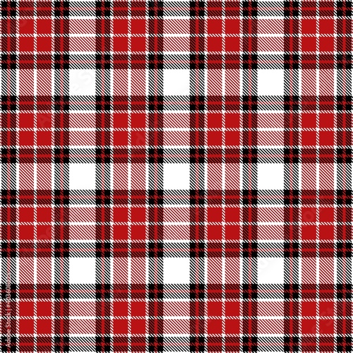 Pattern textile seamless tartan plaid. abstract traditional red