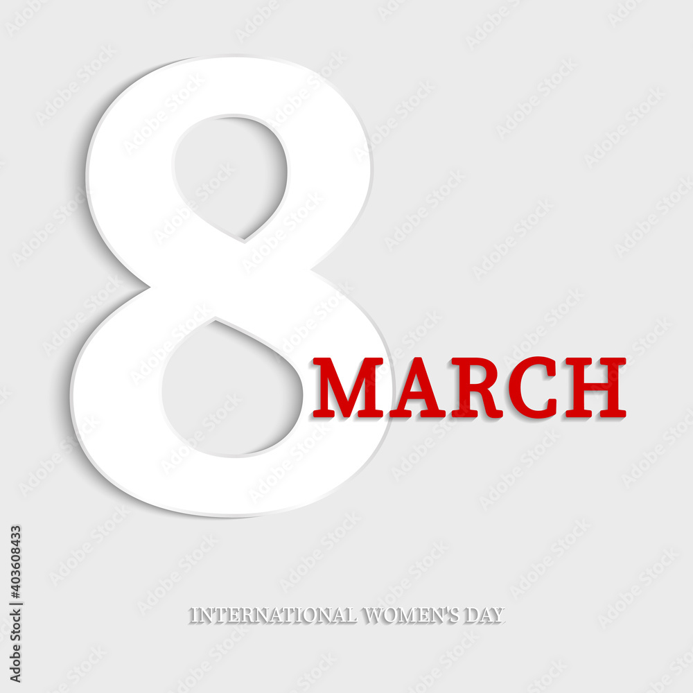 International Women's Day, greeting card. 8 March. Happy Mother's Day. Trendy template design. Holiday concept for card, poster, banner. Vector illustration EPS 10. International Women's Day, greeting card. 8 March. Happy Mother's Day. Trendy template design. Holiday concept for card, poster, banner. Vector illustration EPS 10.