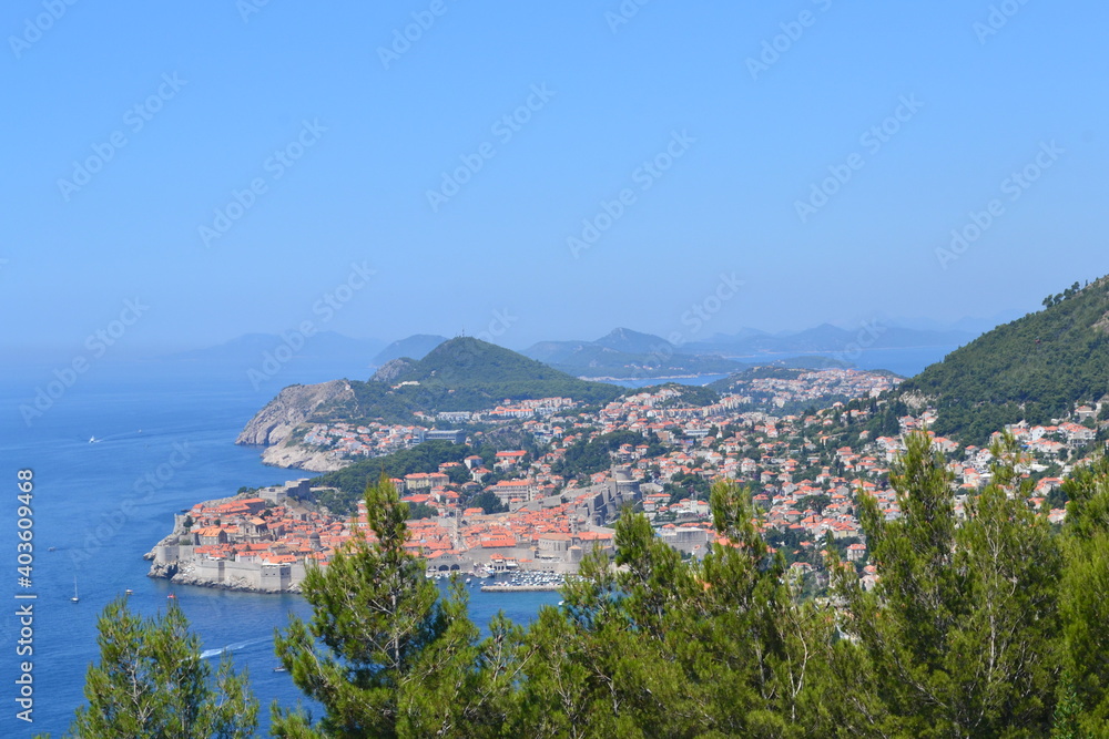 The view of Dubrovnik, Croatia. Game Of Thrones Kings Landing GOT