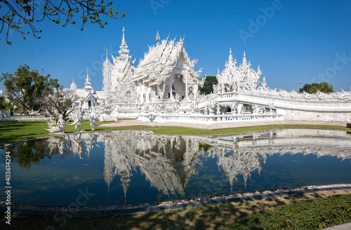 Wat Rong Khun, Buddhist Temple in Chiang Rai Province, Thailand © maodoltee