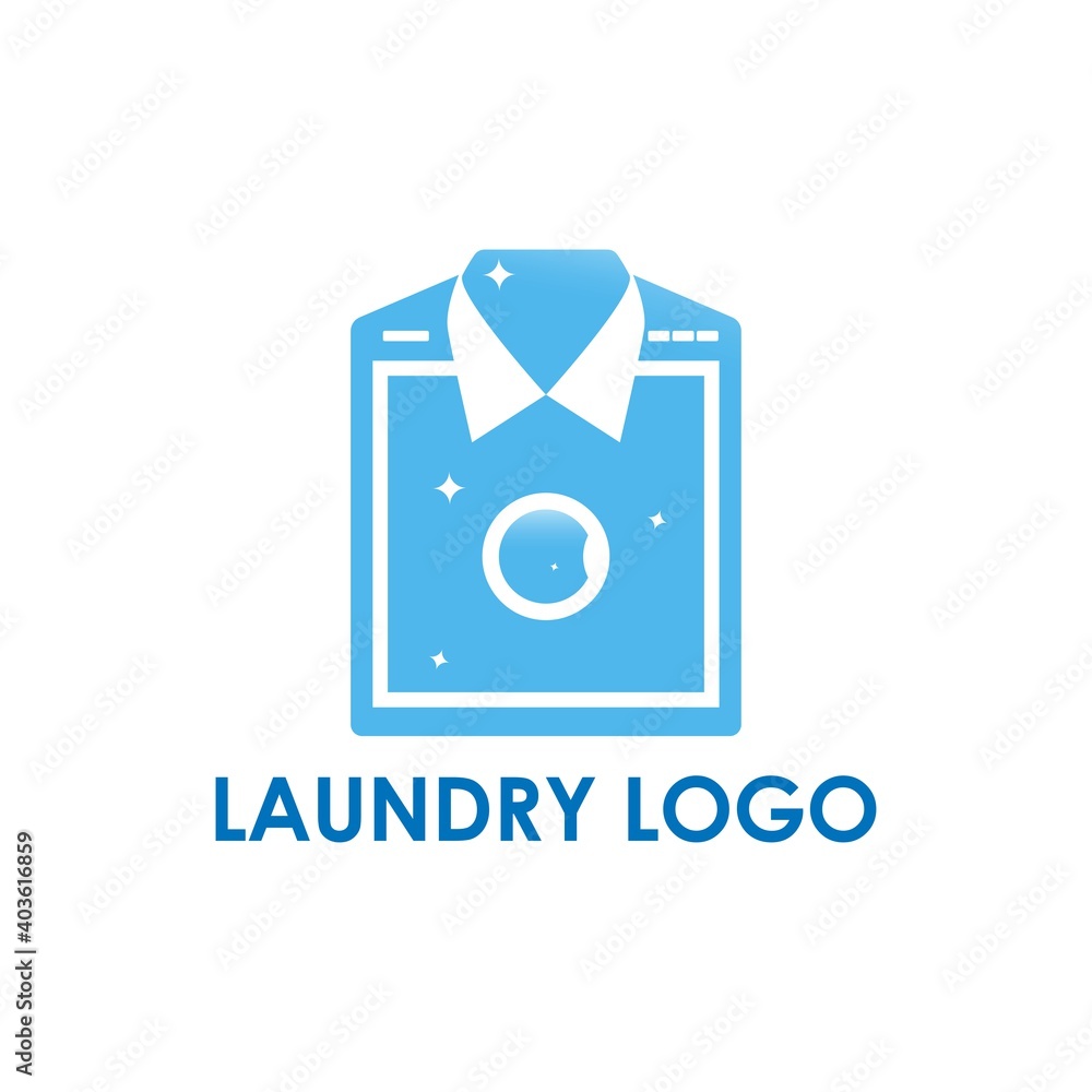 laundry wash clean logo design vector laundry wash clean logo design vector