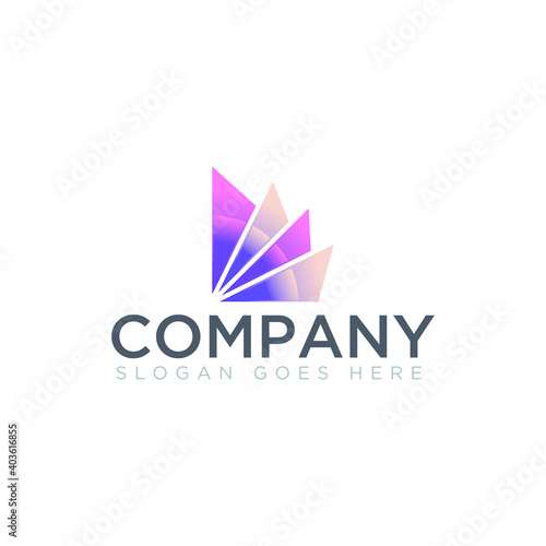 Free Download Abstract shape logo for company name - GFXLoad