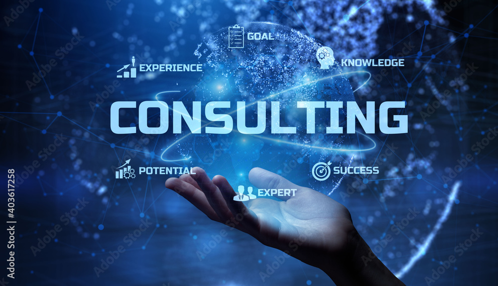 Consulting Expert advice. Business internet technology concept on virtual screen. Consulting Expert advice. Business internet technology concept on virtual screen.