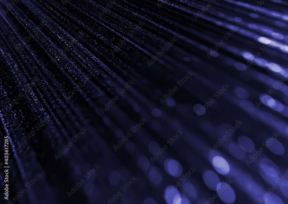 ラメ風の斜線と光るボケ 背景素材 青紫 黒 Ilustracion De Stock Adobe Stock