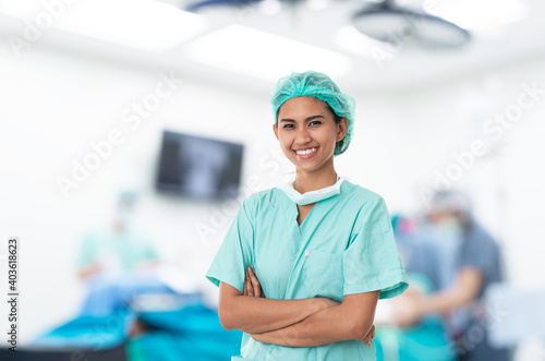  an indian young woman surgeon