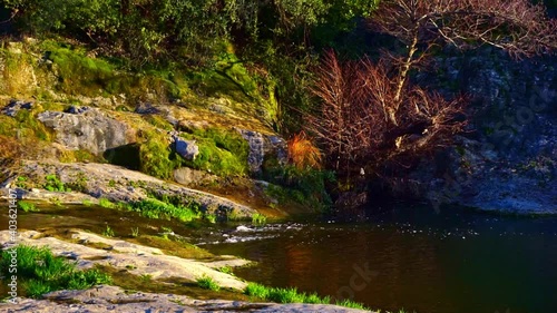 Fresh water coming from canyon, Ballıkayalar Nature Park, Gebze-Kocaeli photo