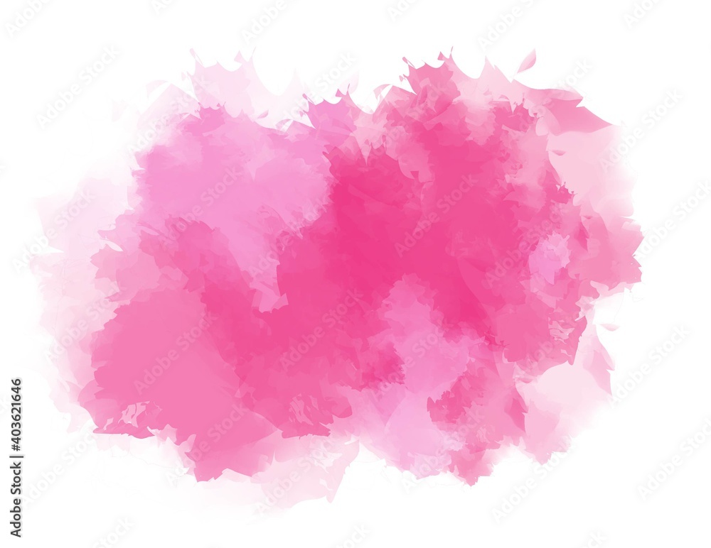 Pink Colorful Watercolor Splash Background