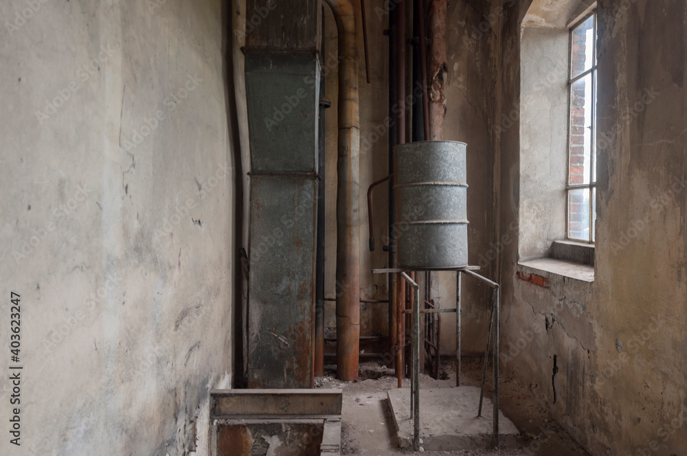 Abandoned alcohol factory in Warsaw Abandoned alcohol factory in Warsaw