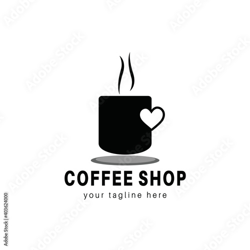 Coffee house and coffee shop hot coffee coffee lover and cold coffee vector illustration design.