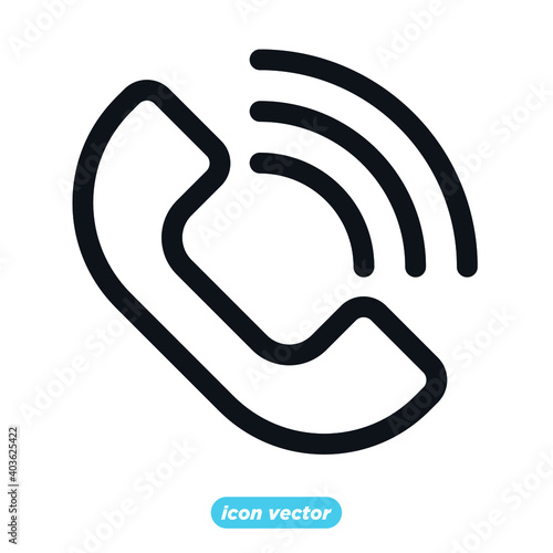 Telephone icon template color editable. Phone symbol vector illustration for graphic and web design.