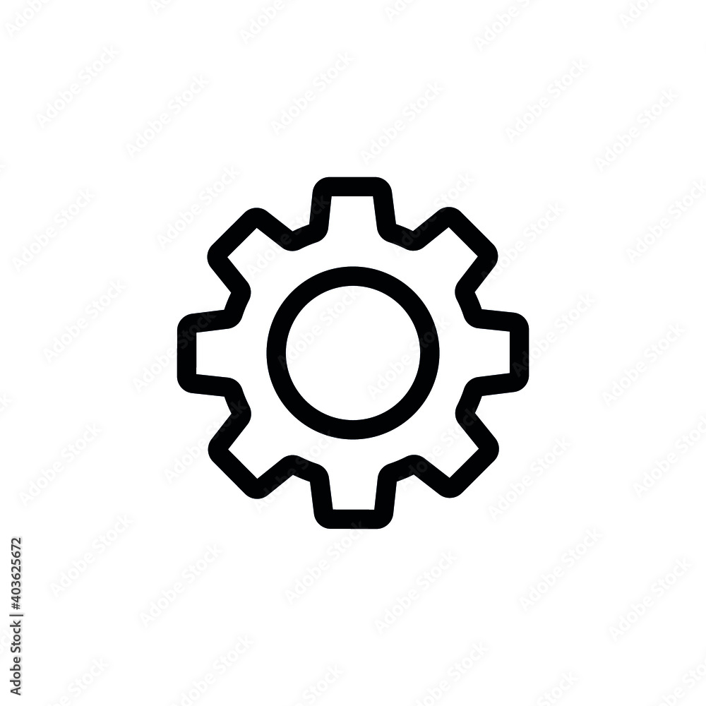 Setting icon vector set. Manage icon for site or app. Setting icon vector set. Manage icon for site or app.