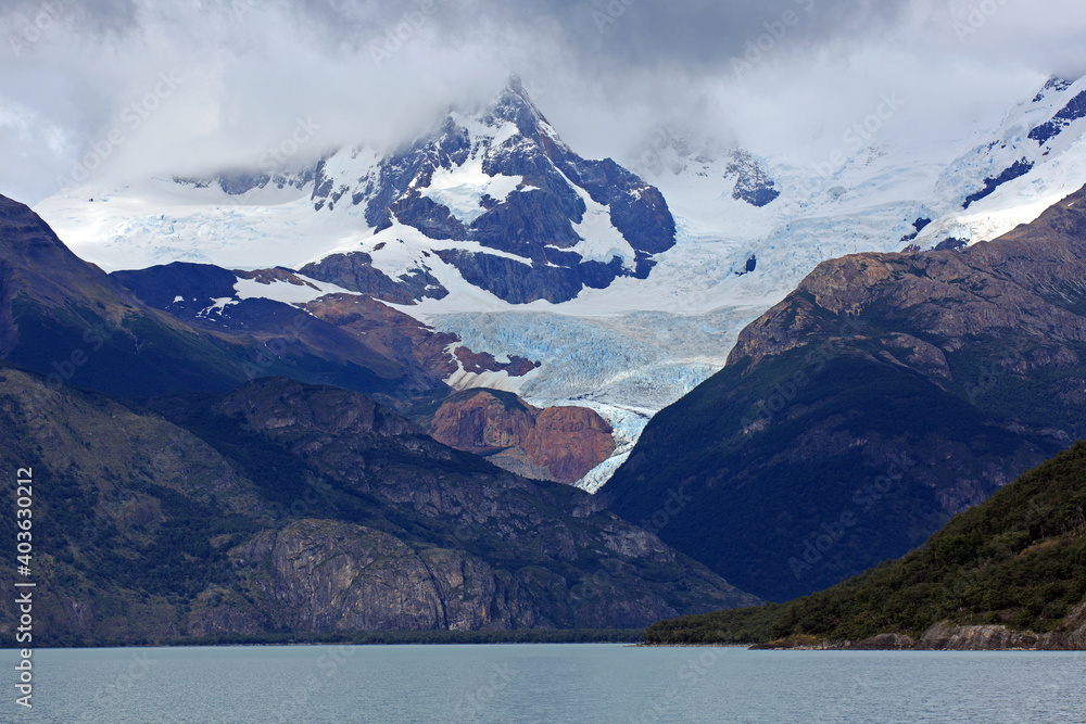 Bergpanorama am Lago Argention