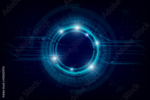 Abstract HUD technology background 002