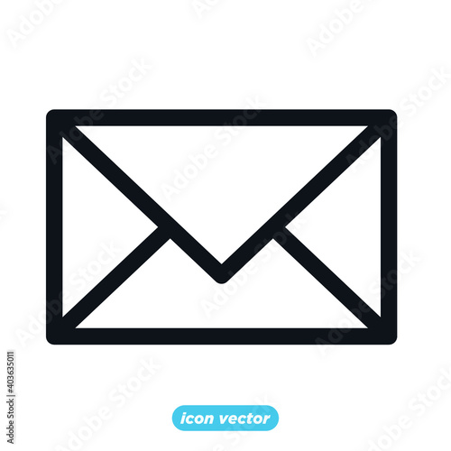 Email icon. Envelope Mail icon template color editable. Contacts message send letter symbol vector illustration for graphic and web design.