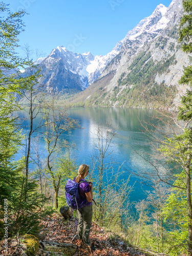 Wandern am Königssee im Nationalpark Berchtesgaden