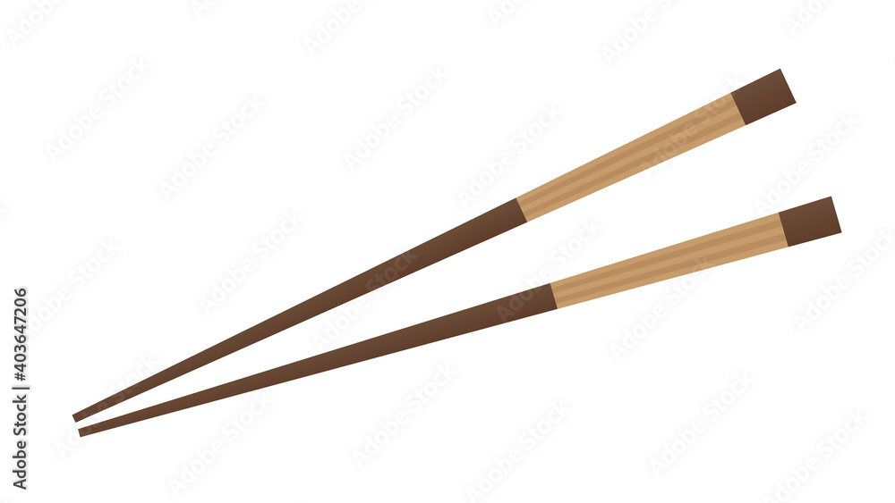 Chopsticks vector. Chopsticks on white background. Chopsticks vector. Chopsticks on white background.