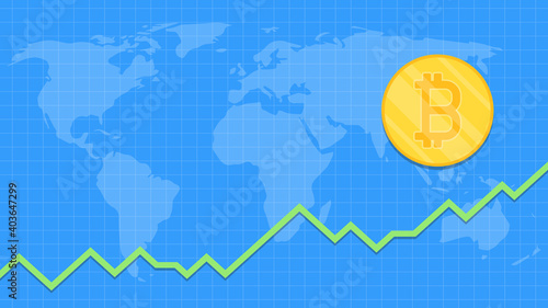 Bitcoin logo design. Gold bitcoin vector.