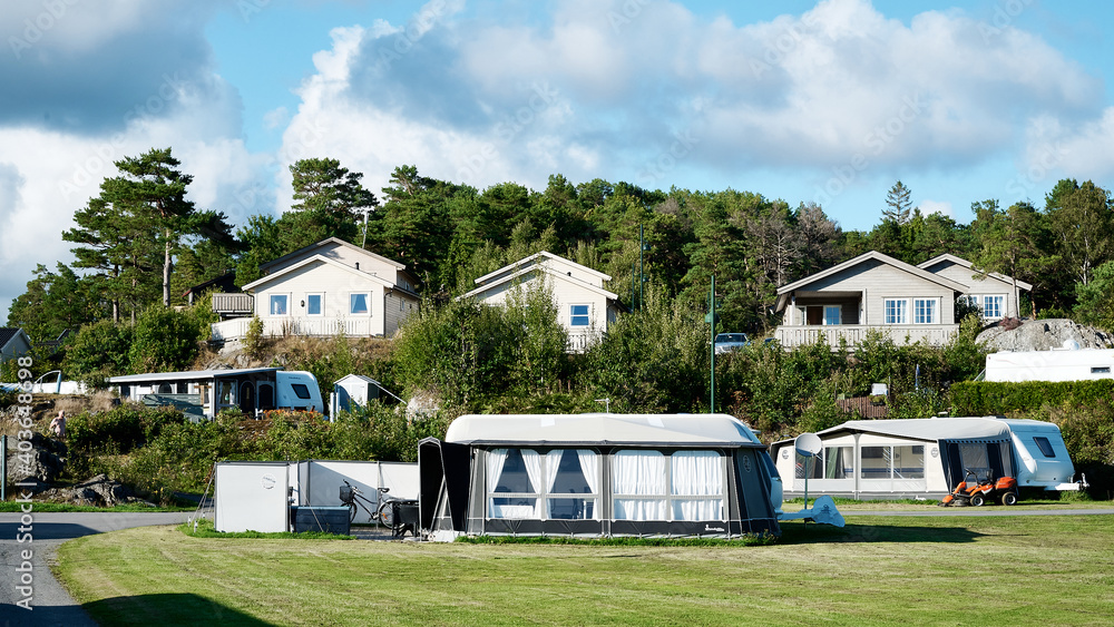 Camping in Norwegen Schweden mit Wohnmobil Wohnwagen Vorzelt Camping in Norwegen Schweden mit Wohnmobil Wohnwagen Vorzelt