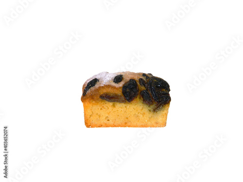 sweet roll isolated on white background photo