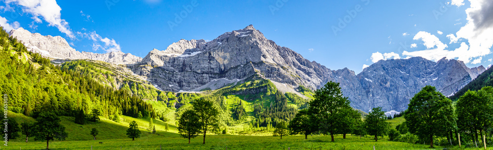 mountain at the eng alm in austria
