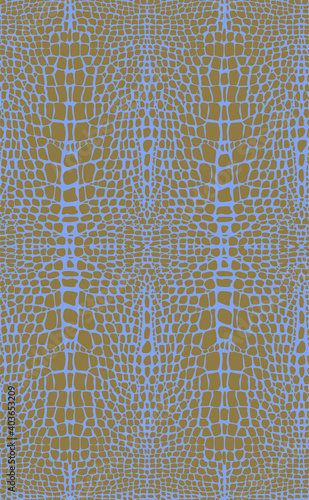 Reptile skin seamless pattern. Animal print background.