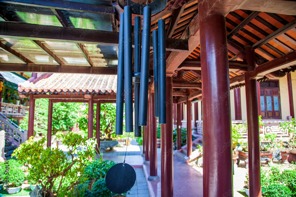 Temple of Generations in the Hue Citadel. Imperial Citadel Thang Long, Vietnam UNESCO World Heritage Site. Temple of Generations in the Hue Citadel. Imperial Citadel Thang Long, Vietnam UNESCO World Heritage Site.