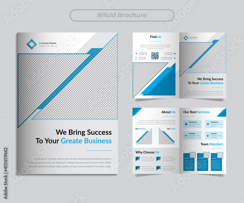 Layout template for company profile, annual report, brochures, flyers, leaflet, magazine, book with cover page design