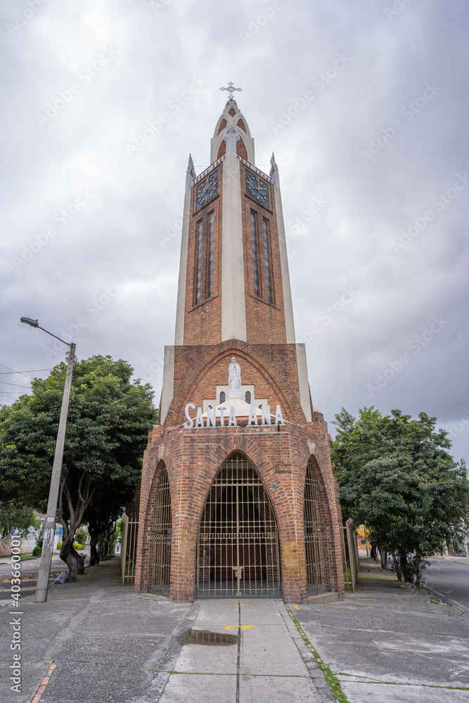 Obraz premium Eglise Sainte Anne de Bogota, Colombie