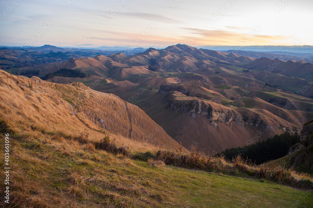 beautiful view from Te Mata Peak, New Zealand beautiful view from Te Mata Peak, New Zealand