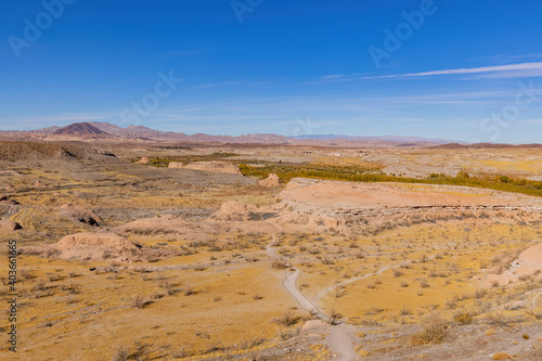 Beautiful landscape along the famous White Owl Canyon trail