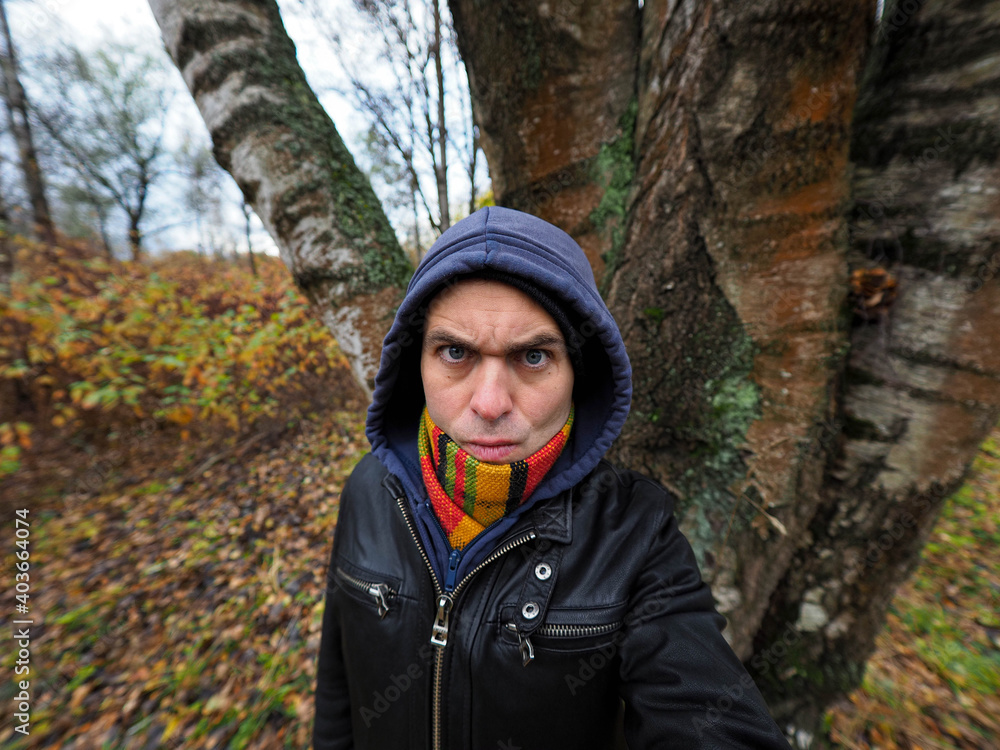 person in the forest person in the forest