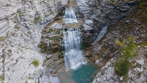 Foto Cascade de la Lance Colmars les Alpes, Alpes de Haute Provence France