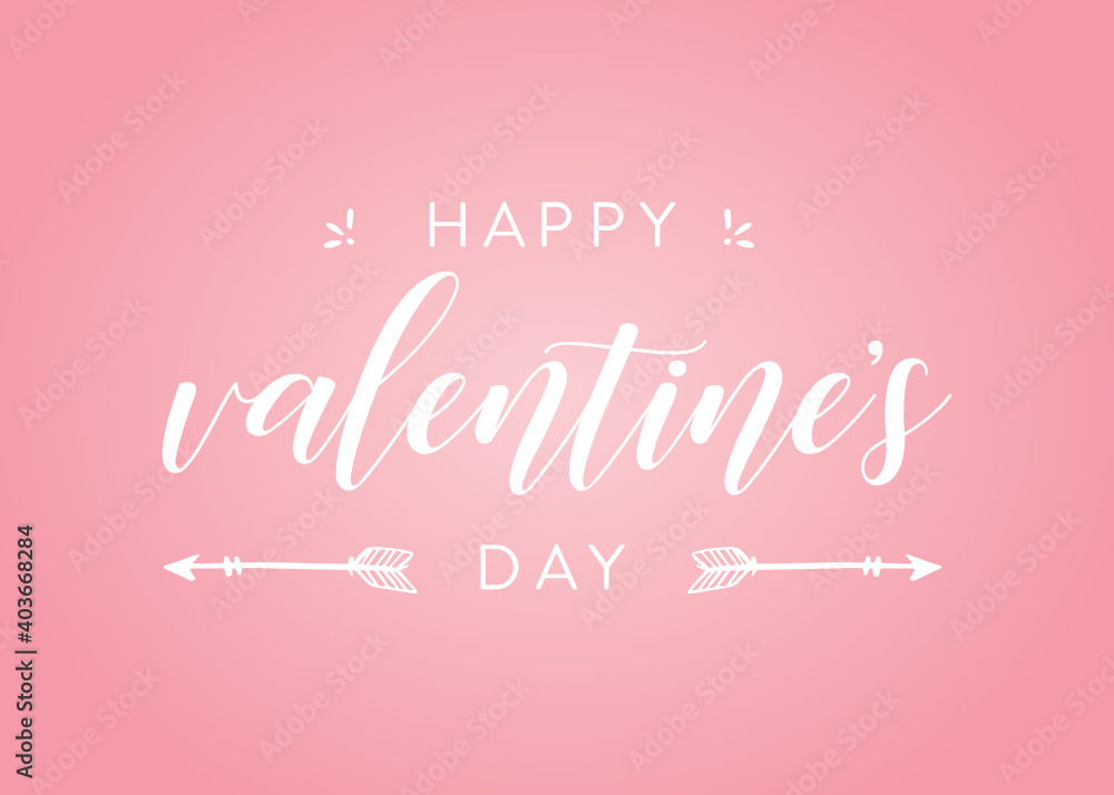 Cute Valentine's Day Background, Valentine's Day Card, Love Card, Love Greeting Card, Happy Valentine's Day Text, Romantic Background, Heart Background, Heart Vector Background
