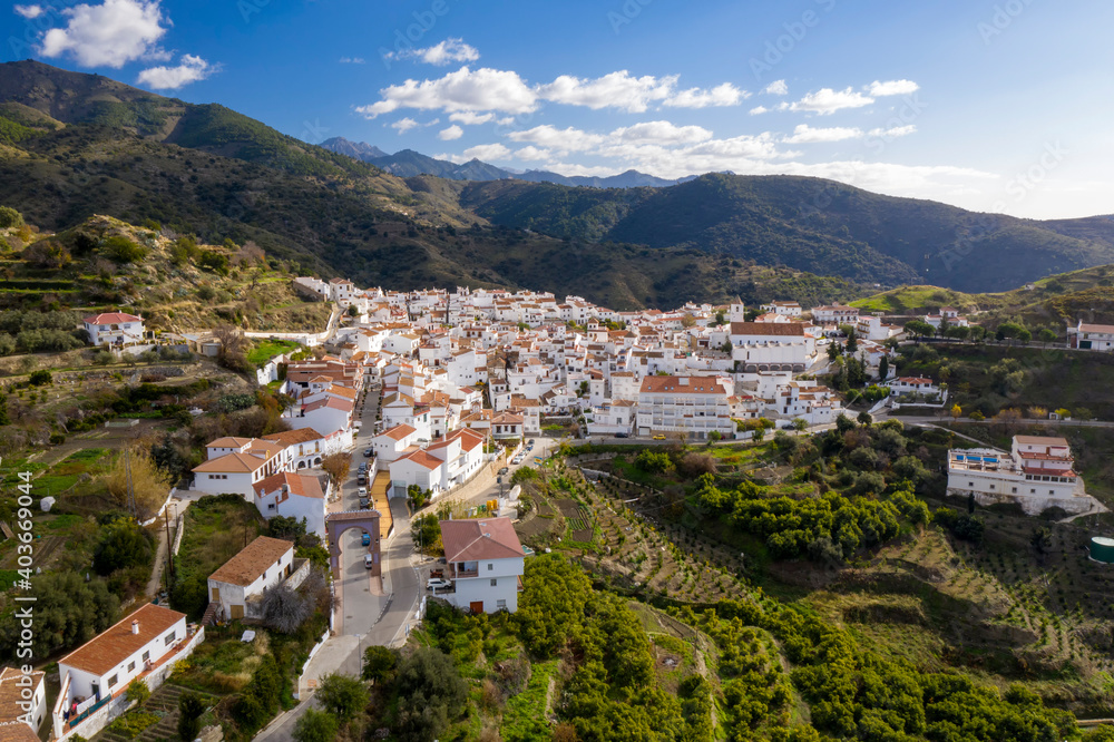 municipio de Sedella en la comarca de la Axarquía de Málaga, Andalucía