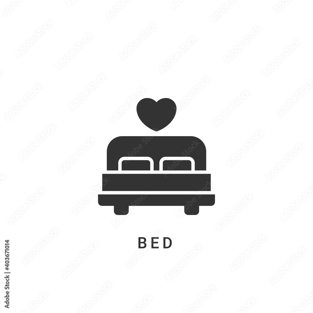 bed icon vector illustration. bed icon glyph design. bed icon vector illustration. bed icon glyph design.
