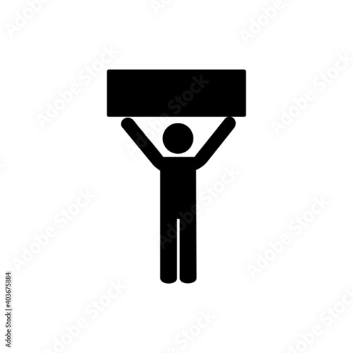 A rally of a political candidate during the presidential election campaign. Rebellions and rallies vector solid icons