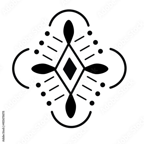 vector element black and white. The indian style . The creative design background texture wallpaper abstract for websites, textile and print different product