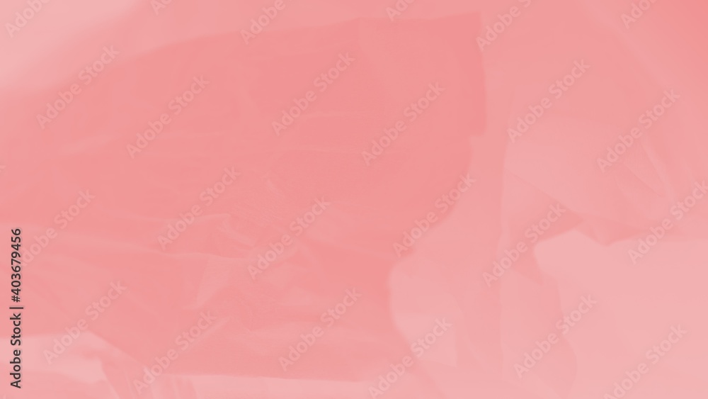 Pink coral abstract blurred panorama background, gradient color