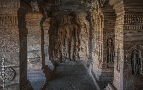 the Badami temple complex of Hindu  Jain  and supposedly Buddhist cave temples located near the small town of Badami in northern Karnataka