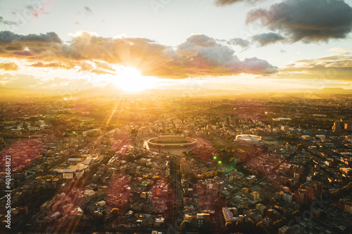 Atardecer Estadio El Campín Bogotá, Colombia 