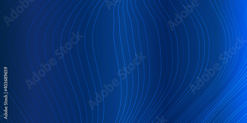 Blue geometric abstract background with simple lines elements. Medical  technology or science design.
