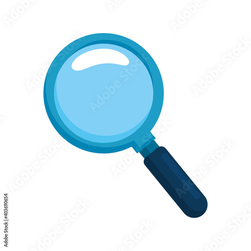 magnifying glass zoom search icon vector illustration design