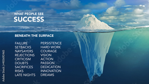 The Iceberg of Success photo