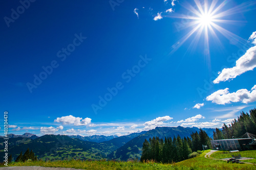 landscape with mountains (Vorarlberg, Austria)