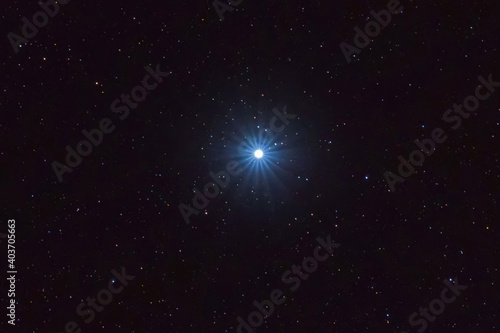 Sirius Brightest star on Night sky, Sirius Star photo